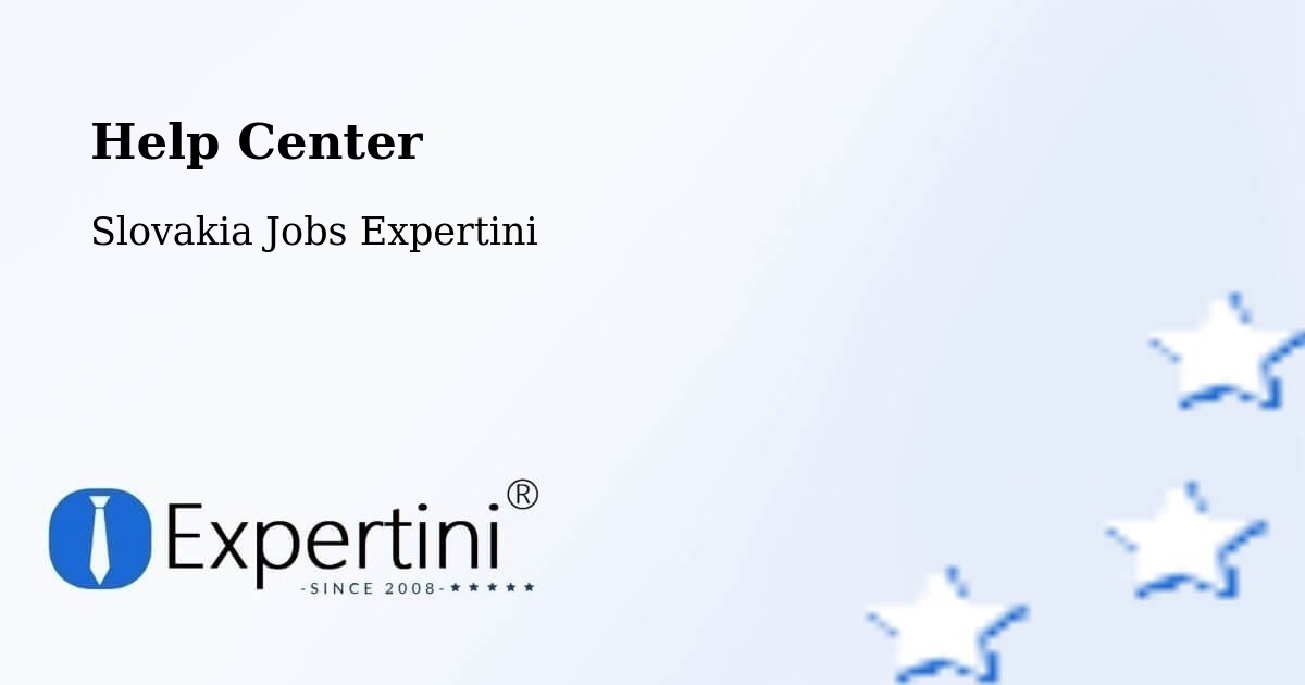 Help Center – Vrbové - Slovakia Jobs Expertini